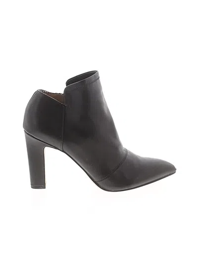 Pre-owned Franco Sarto Ankle Boots In Black