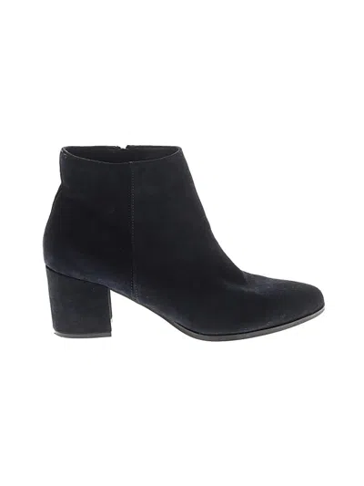 Pre-owned Franco Sarto Ankle Boots In Blue