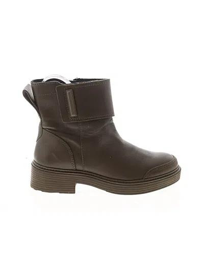 Pre-owned Franco Sarto Ankle Boots In Brown