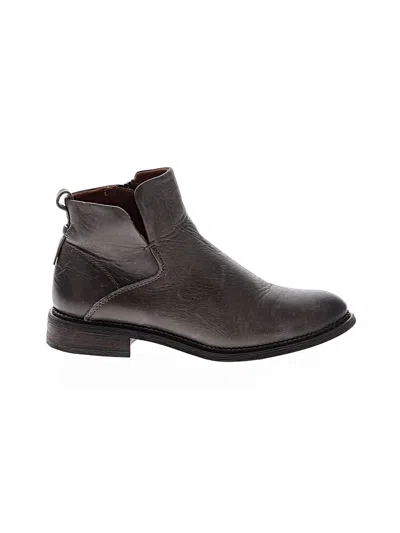 Pre-owned Franco Sarto Ankle Boots In Gray