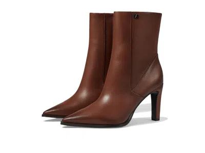 Franco Sarto Appia Pointed Toe Dress Bootie In Brown