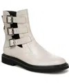 Franco Sarto Argo Booties In Chalk White Leather