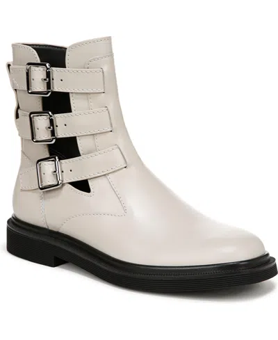 Franco Sarto Argo Booties In Chalk White Leather