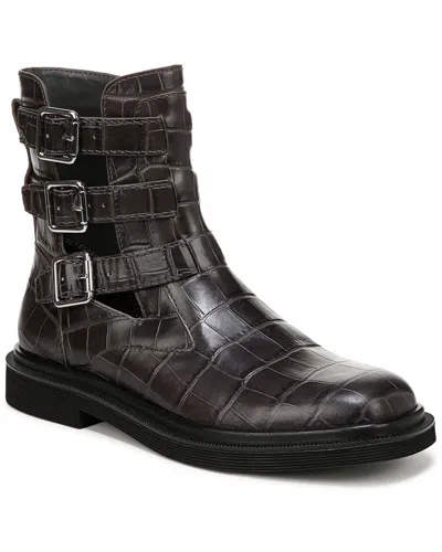 Franco Sarto Argo Leather Bootie In Gray