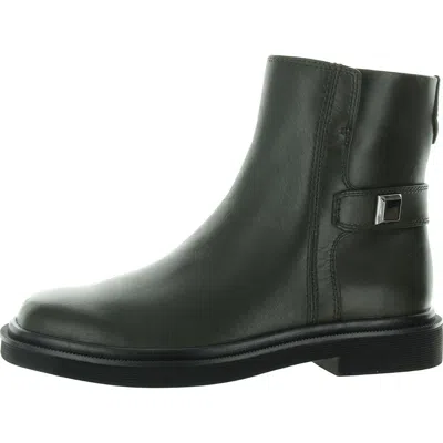 Franco Sarto Axel Womens Slip On Zip Up Ankle Boots In Multi