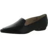 Franco Sarto Balica Womens Leather Slip On Loafers In Black