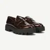 Franco Sarto Balin Penny Loafers Wotortoise Brown Slip On Shoes Gal394 In Brown
