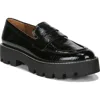 Franco Sarto Balin Platform Loafer In Black Patent
