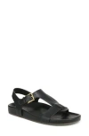 Franco Sarto Bellamy Sandal In Black Faux Leather