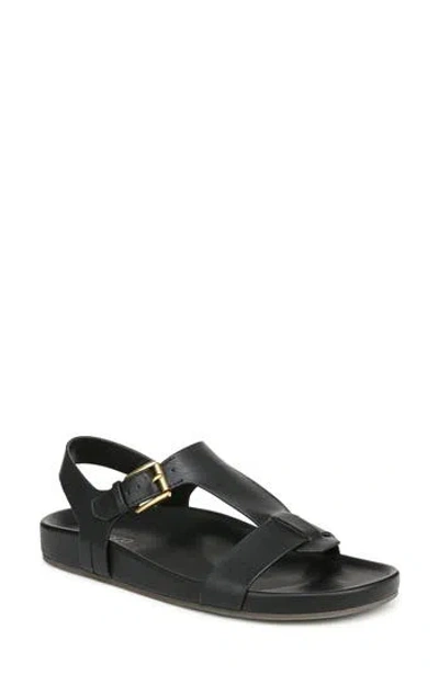 Franco Sarto Bellamy Sandal In Black Faux Leather