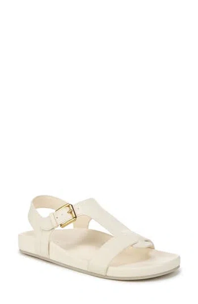Franco Sarto Bellamy Sandal In Cream White Faux Leather