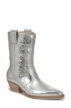 Franco Sarto Bianca Western Boot In Silver
