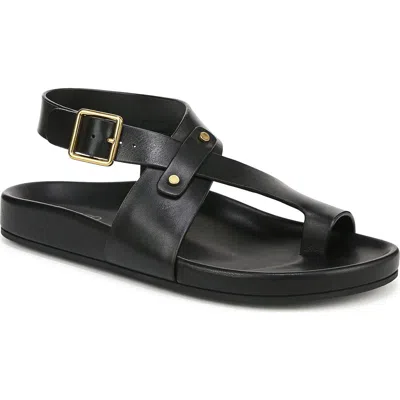Franco Sarto Blair Ankle Strap Platform Sandal In Black