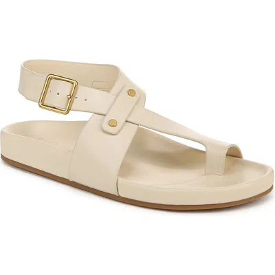 Franco Sarto Blair Ankle Strap Platform Sandal In Ivory