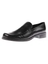 Franco Sarto Bocca Womens Leather Square Toe Smoking Loafers In Black