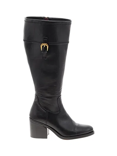 Pre-owned Franco Sarto Boots In Black