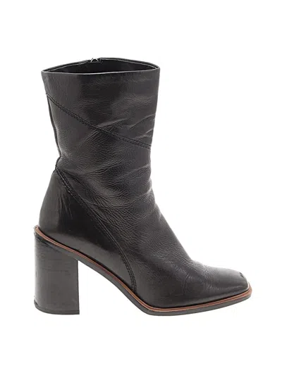 Pre-owned Franco Sarto Boots In Black