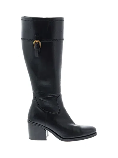 Pre-owned Franco Sarto Boots In Black