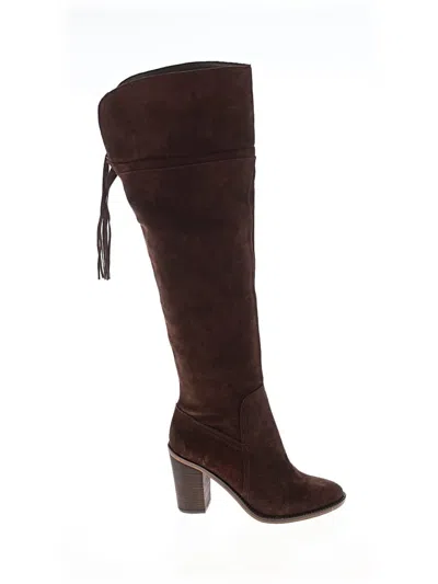 Pre-owned Franco Sarto Boots In Brown