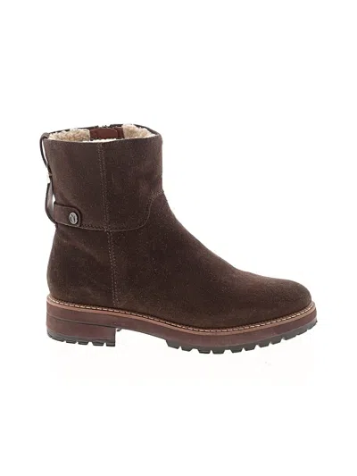 Pre-owned Franco Sarto Boots In Brown