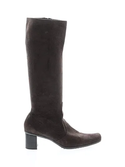 Pre-owned Franco Sarto Boots In Brown