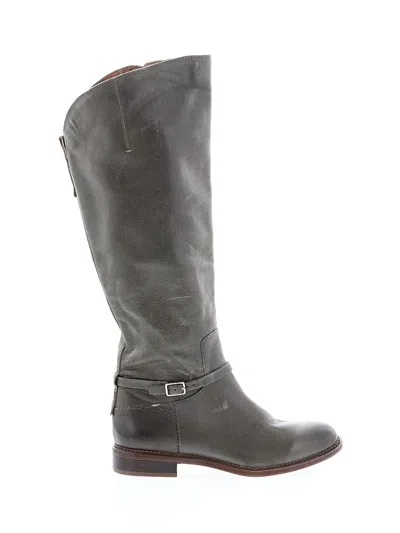Pre-owned Franco Sarto Boots In Gray