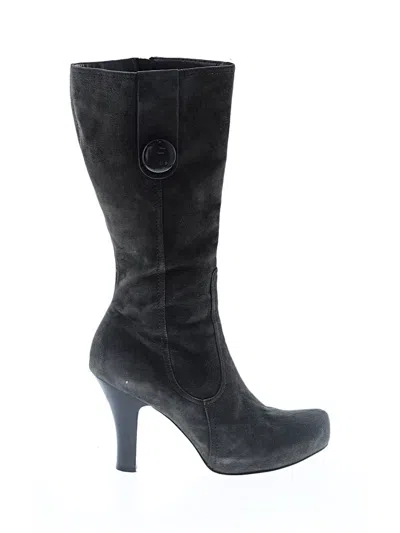 Pre-owned Franco Sarto Boots In Green