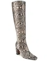 Franco Sarto Bowman Snakeskin Embossed Knee High Boot