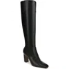 Franco Sarto Womens Jonie Square Toe Zip Tall Boots Regular Wide Calf In Black