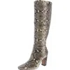 Franco Sarto Bowman Snakeskin Embossed Knee High Boot In Multi