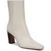 Franco Sarto Briar Womens Leather Square Toe Mid-calf Boots In White