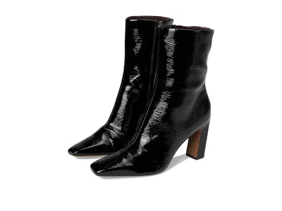 Franco Sarto Briar Mid Shaft Boots Women's Boots Black Glossy: 8 M In Blue