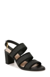 Franco Sarto Buco Raffia Sandal In Black