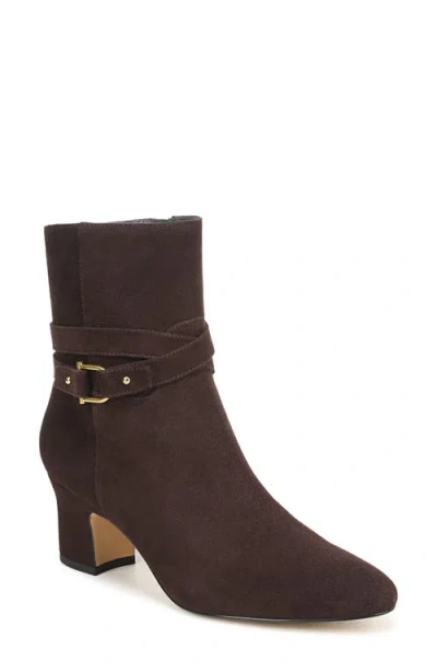 Franco Sarto Caden Leather Bootie In Brown