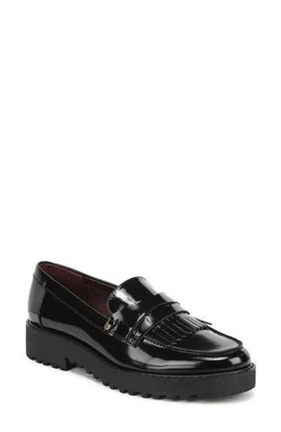 Franco Sarto Calissa Faux Leather Loafer In Black