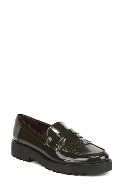 Franco Sarto Calissa Faux Leather Loafer In Green