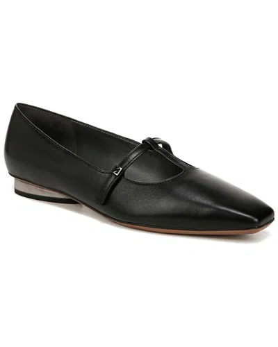 Franco Sarto Carmela Leather Flat In Black