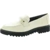 Franco Sarto Carol Bling Womens Rhinestone Faux Leather Loafers