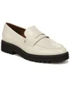 Franco Sarto Cassandra Patent Lug Sole Penny Loafer In Grey