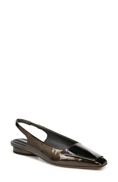 Franco Sarto Cassidy Slingback Flat In Gunmetal