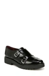 Franco Sarto Chance Double Monk Strap Shoe In Black