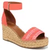 Franco Sarto Clemens Espadrille Wedge Sandals In Multi