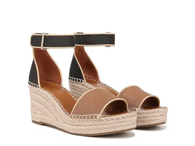 Franco Sarto Clemens Raffia Espadrille Wedge Heel Sandals