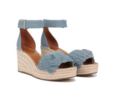 Franco Sarto Clemens Raffia Espadrille Wedge Heel Sandals