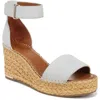 Franco Sarto Clemens Ankle Strap Platform Wedge Sandal In Multi