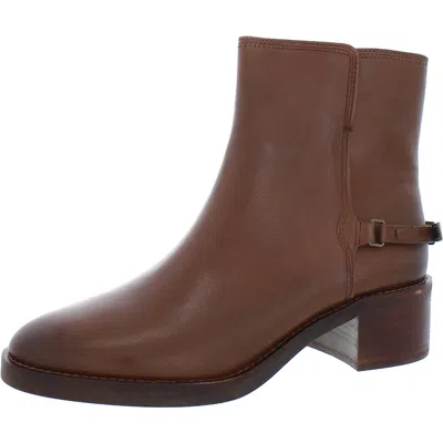 Franco Sarto Colt Womens Leather Comfort Booties In Multi