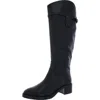 Franco Sarto Colttall Womens Leather Wide Calf Over-the-knee Boots In Black