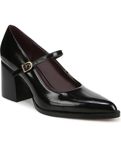 Franco Sarto Diane Mary Jane Pumps In Black Faux Leather