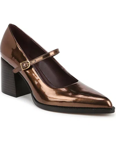 Franco Sarto Diane Mary Jane Pumps In Bronze