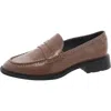 Franco Sarto Eden P2903942 Loafers Womens Brown Patent Studded Shoes Gal1461 In Brown